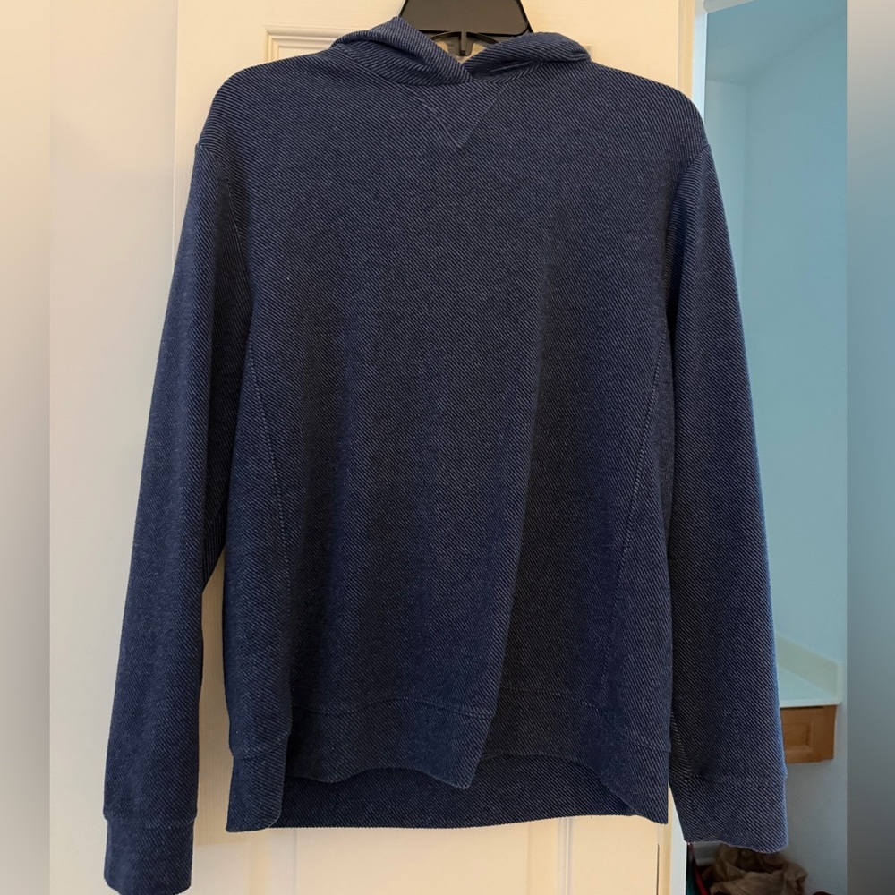 Vineyard Vines Calmwater Navy Texture Hoodie Pullover